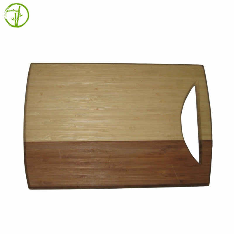 anti slippery bamboo cutting board with handle