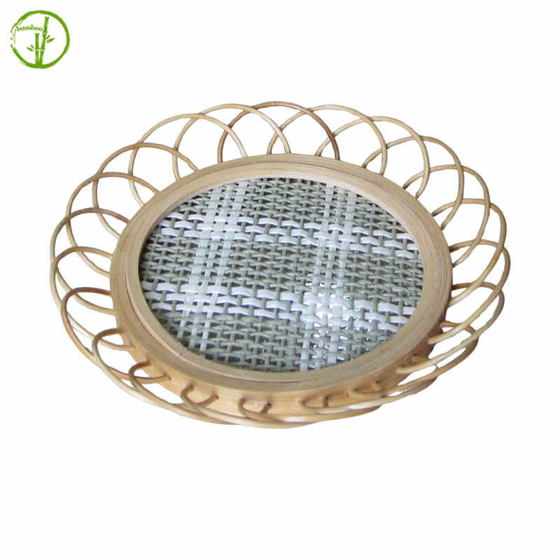 custom bamboo coaster for cups