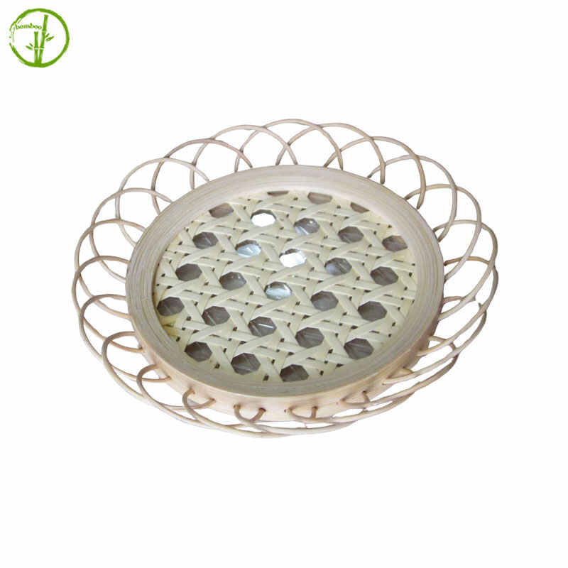natural color bamboo cup coaster