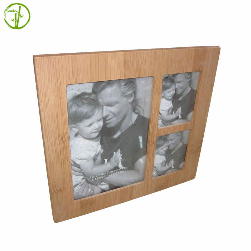 natural color bamboo photo frame