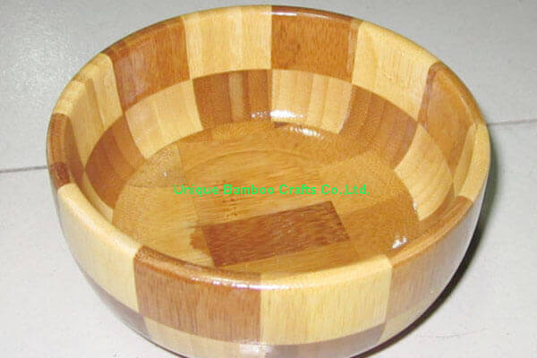 Eco-friendly bamboo bowl custom size for kitchen