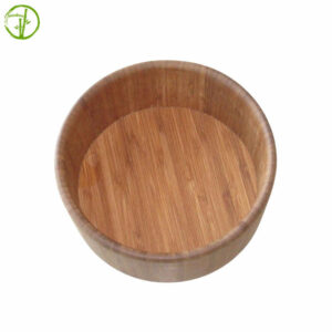 natural bamboo bowl for food serving