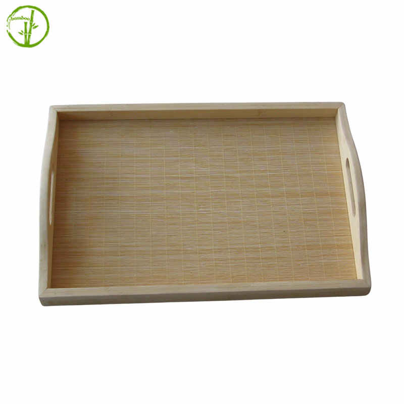 natural color bamboo tray custom size and color