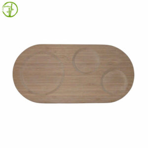natural color portable bamboo tray for breakfast
