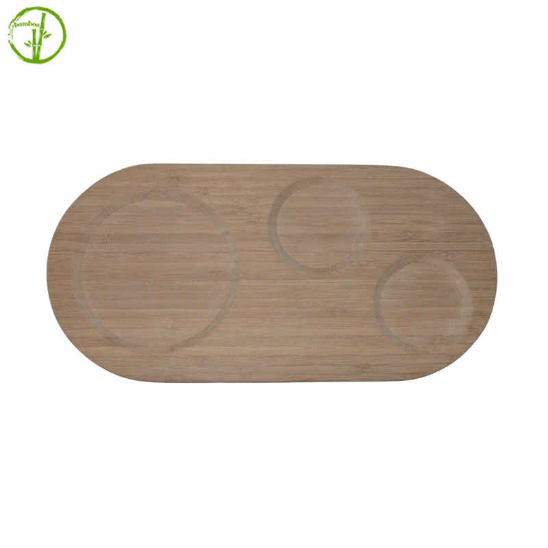 natural color portable bamboo tray for breakfast
