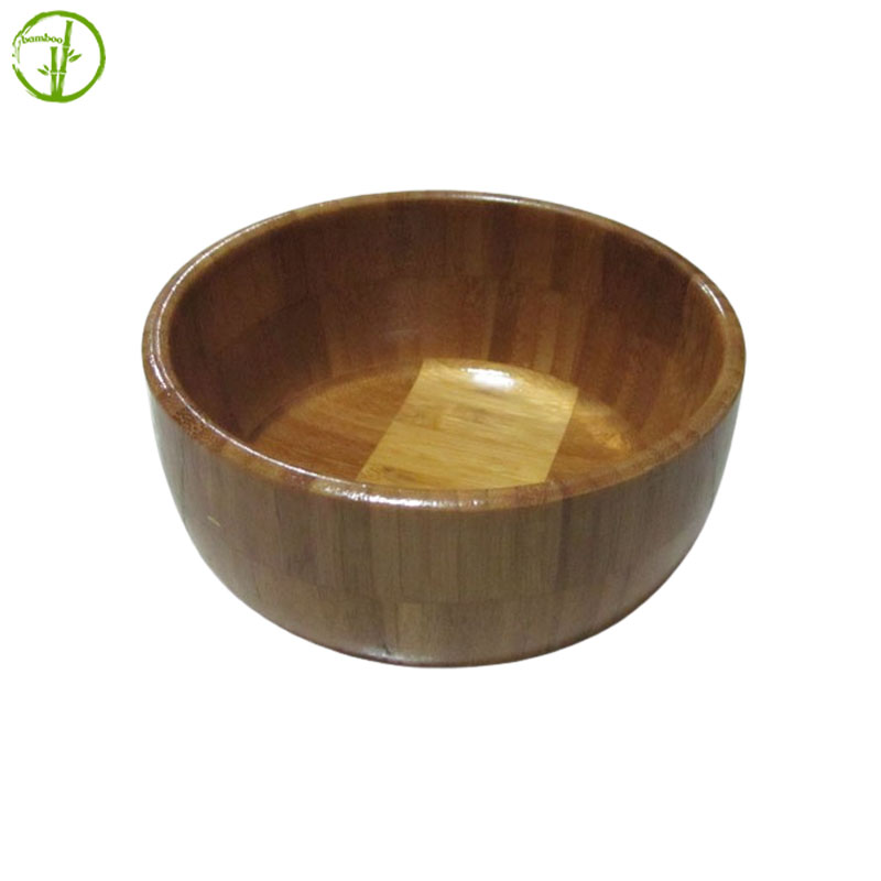 salad bamboo bowl custom size for kitchen