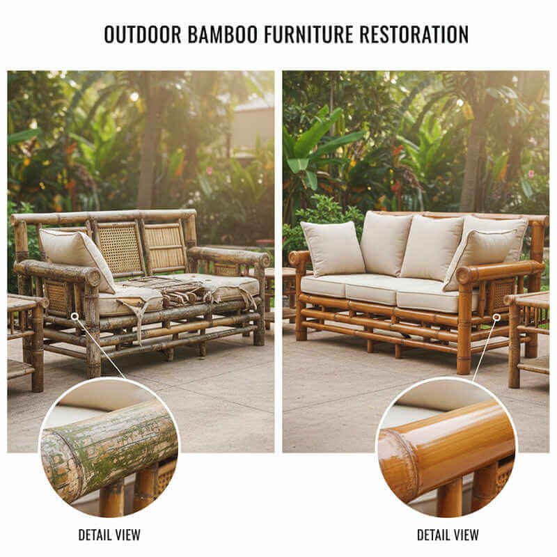 how to restore bamboo furniture