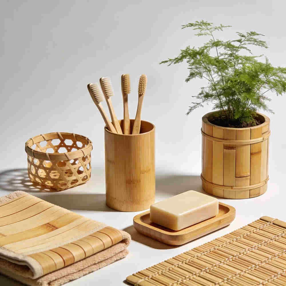 products made with bamboo bathroom and personal care